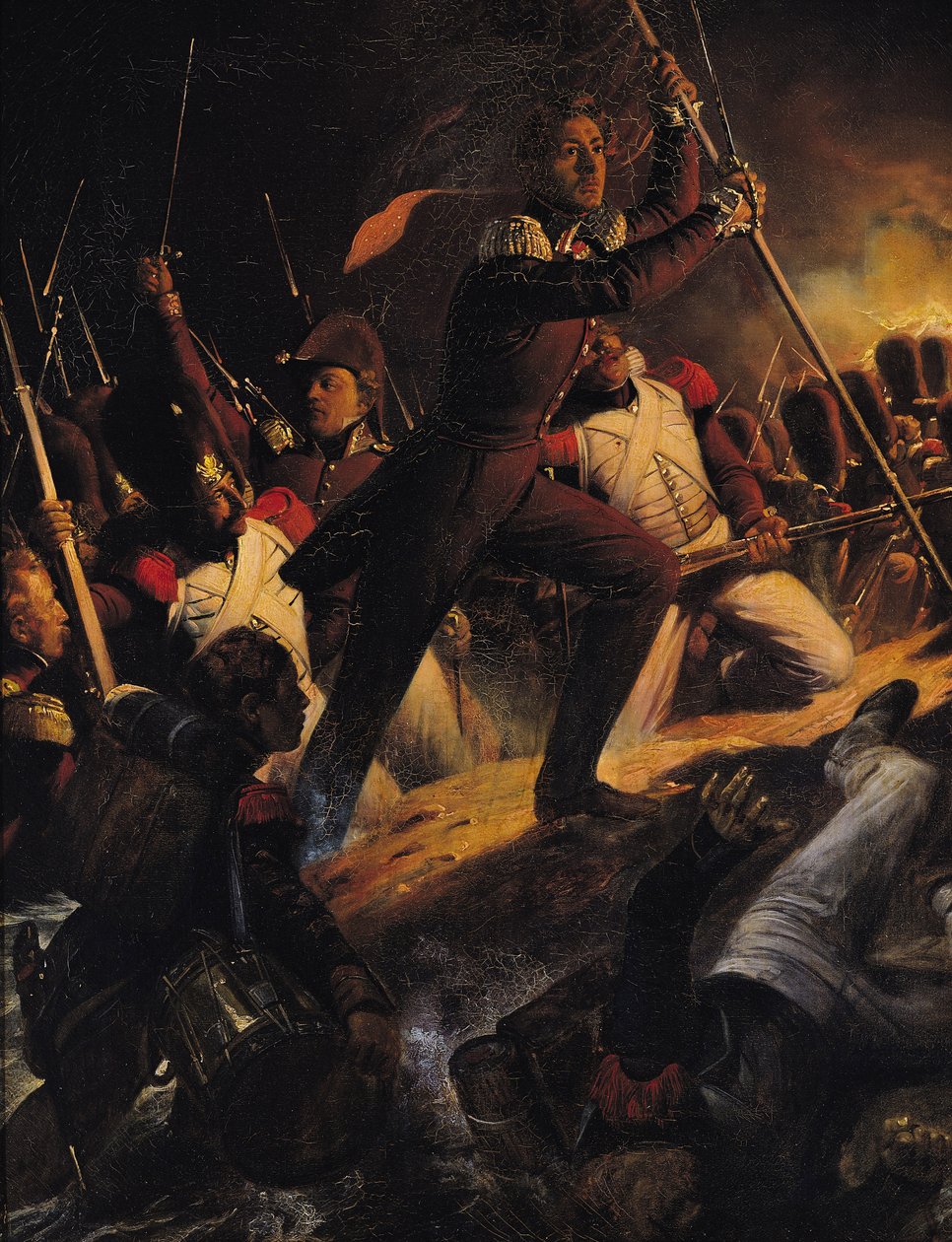 Charles-Amedee-Albert de Savoie, Prince de Carignan (1798-1849) ledde anfallet vid belägringen av Trocadero, 31 augusti 1823, 1828 av Hippolyte Delaroche