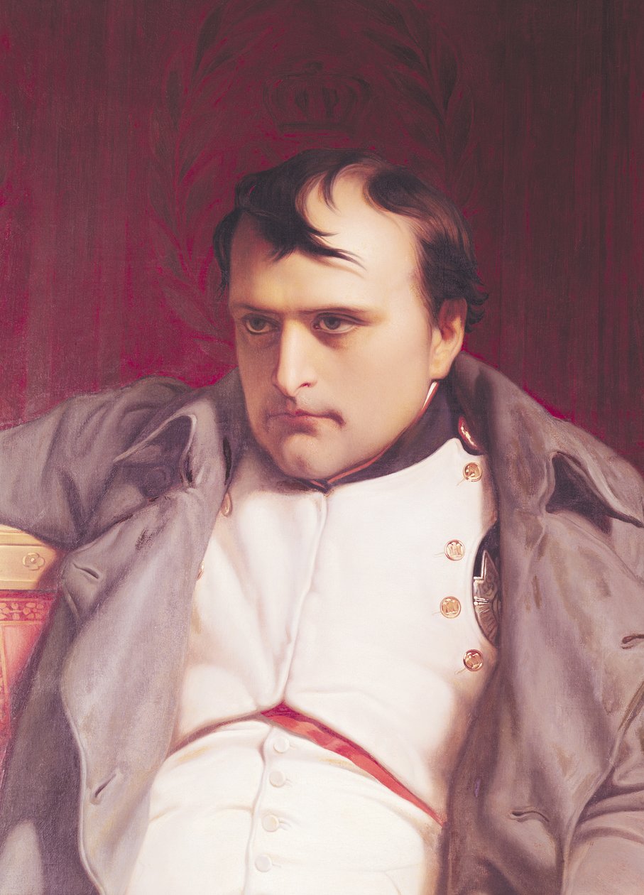 Napoleon (1769-1821) efter sin abdikation (detaljer från 157912) av Hippolyte Delaroche