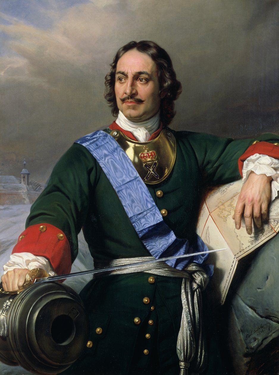Peter I le Sili (1672-1725) 1838 (tagai foi 144528)swed av Hippolyte Delaroche