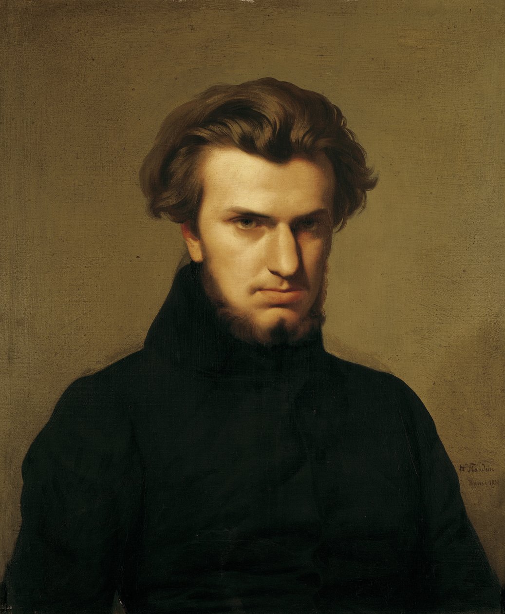 Porträtt av Ambroise Thomas (1811-96) 1834 av Hippolyte Flandrin