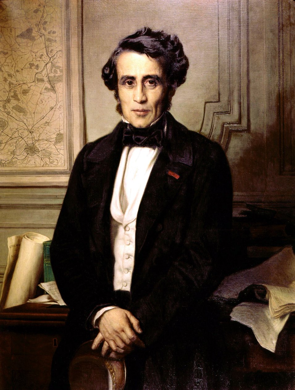 Emile Pereire av Hippolyte (1797 1856) (after) Delaroche