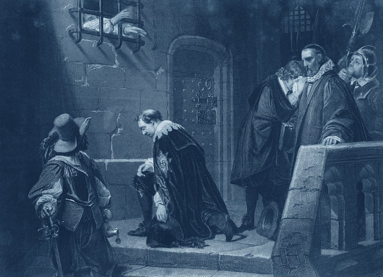Lord Strafford ledde till avrättning av Hippolyte Delaroche