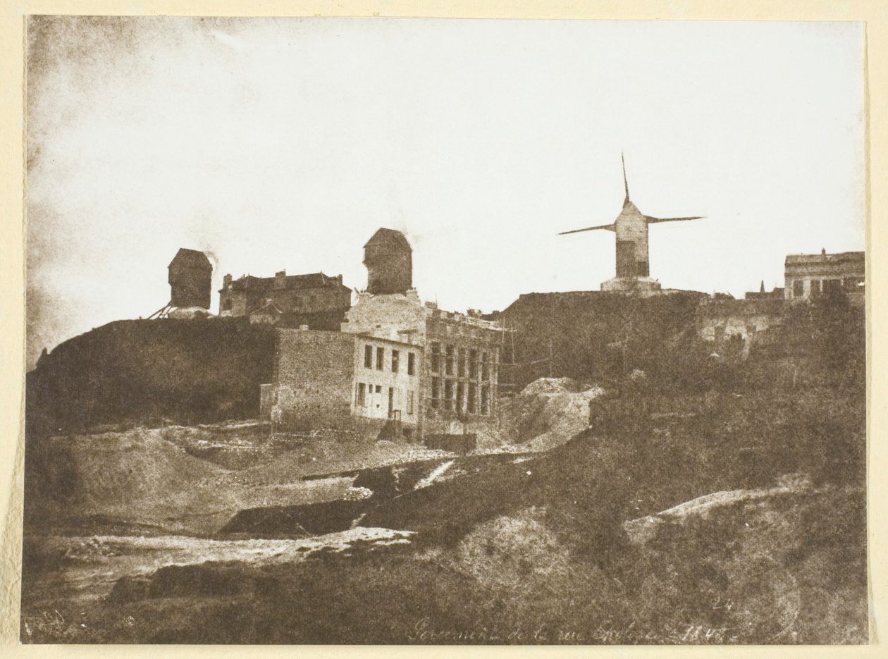 Moulins de Montmartre av Hippolyte Bayard