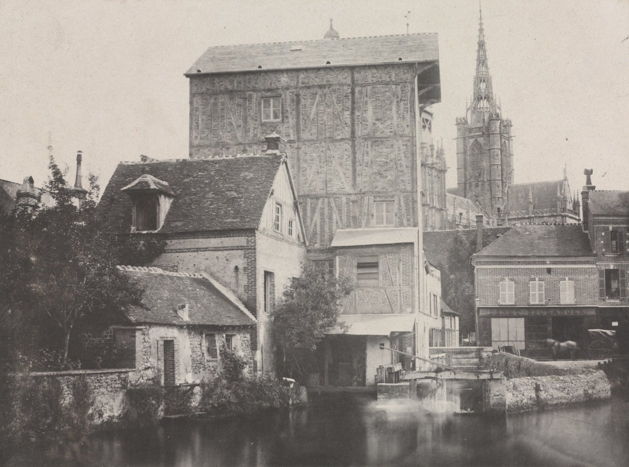 Utsikt över Evreux av Hippolyte Bayard