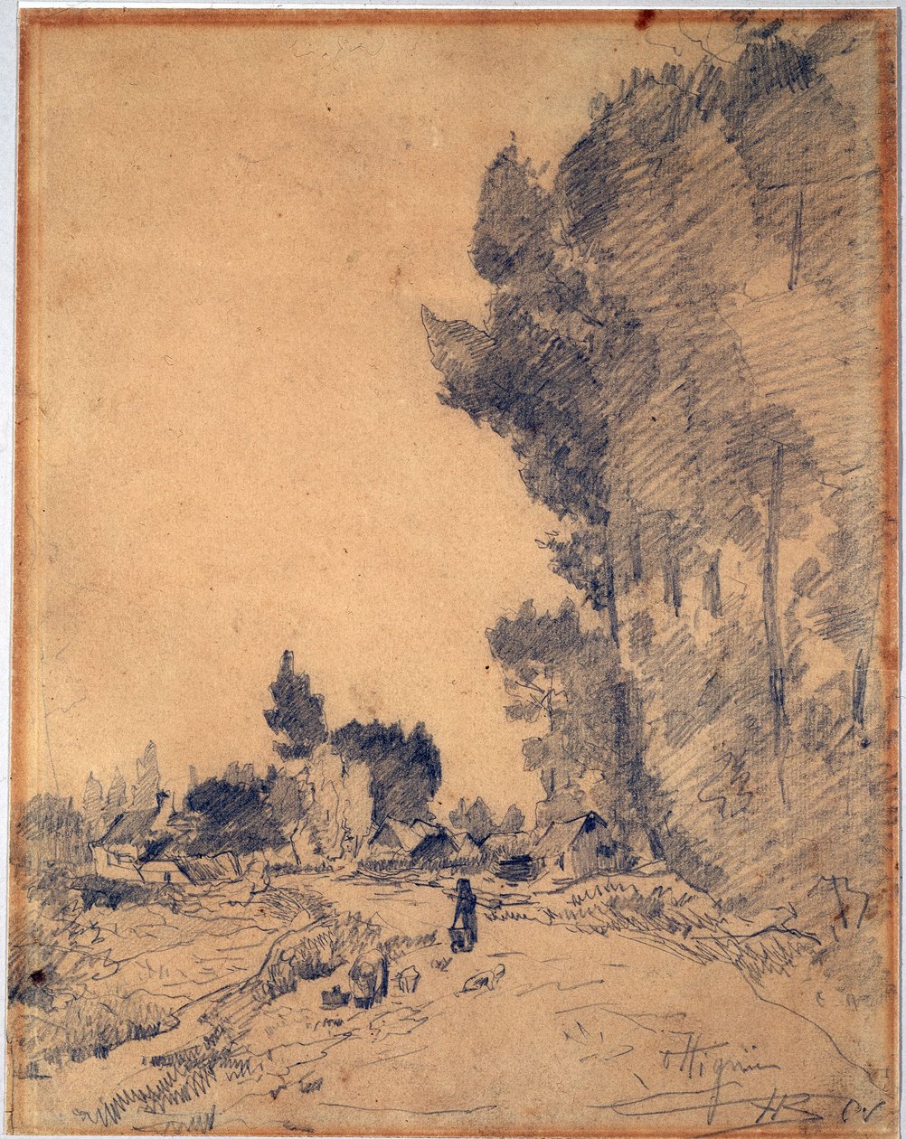 Landschaft in Ottignies av Hippolyte Boulenger