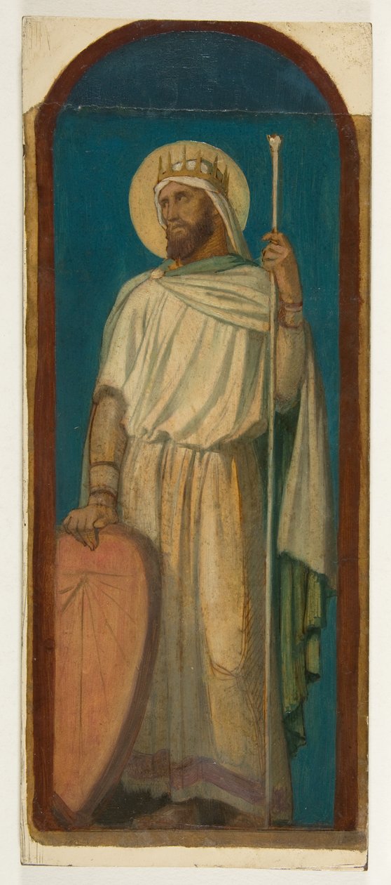 Hiskia, König von Juda av Hippolyte Flandrin