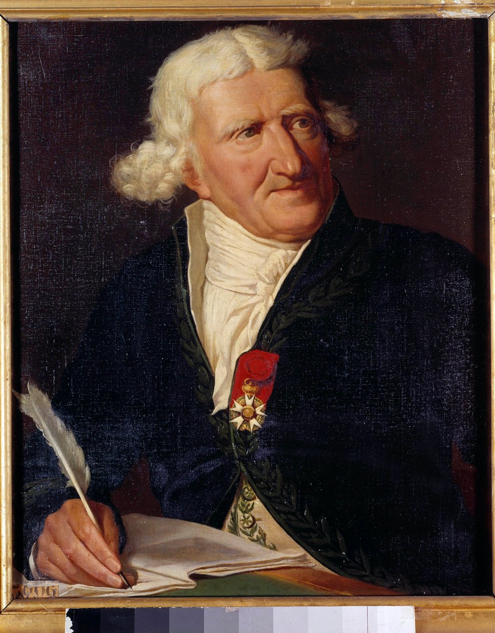 Porträtt av Antoine Augustin Parmentier (1737-1813), fransk militärapotekare och agronom Målning av Hippolyte-Isodore DupuisColson (1820-1862) 1857. Dim. 0,65x0,54 m. av Hippolyte Isidore Dupuis Colson
