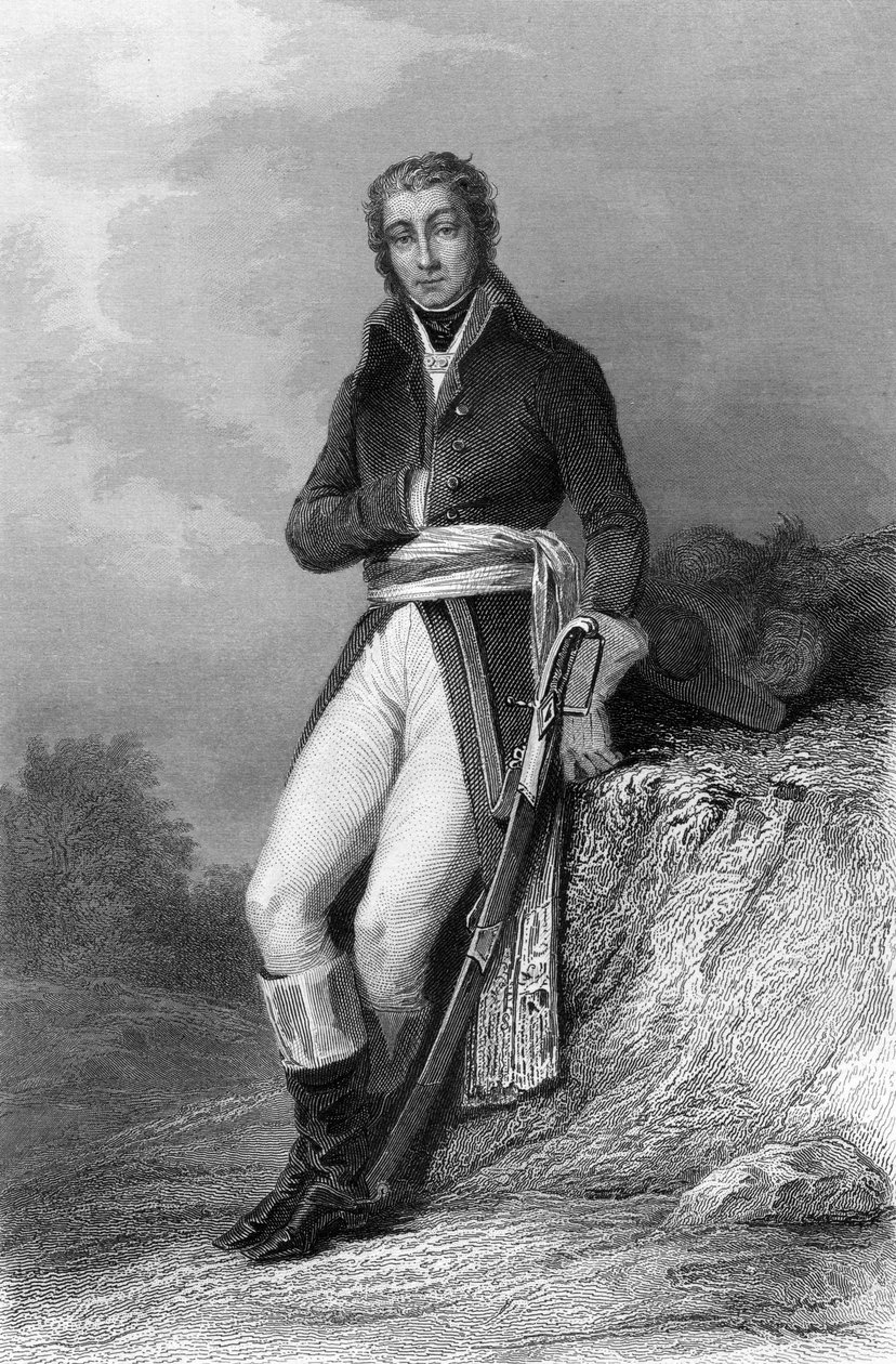 General Jean Moreau av Hippolyte Louis (after) Pauquet