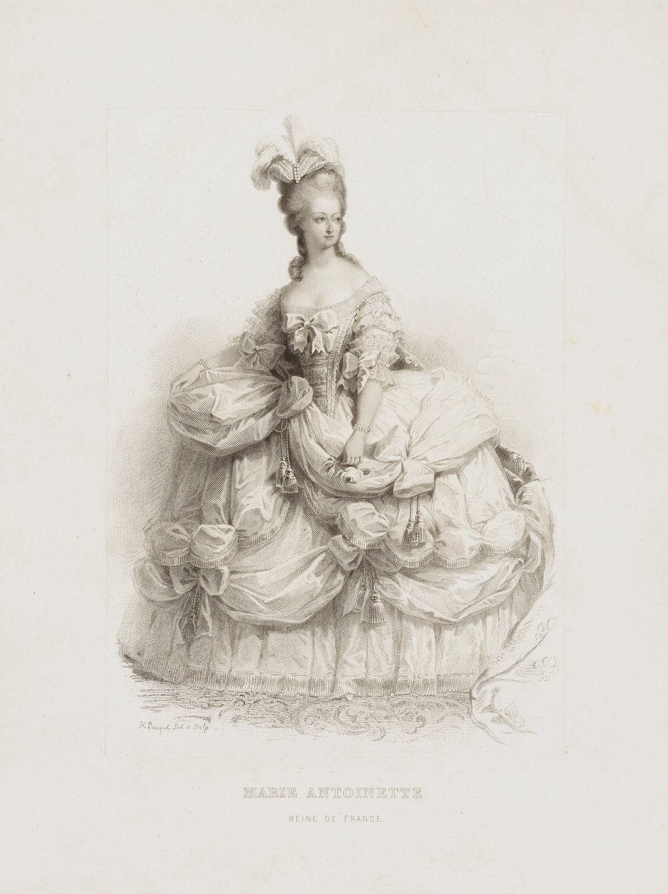 Marie Antoinette av Hippolyte Louis Emile Pauquet
