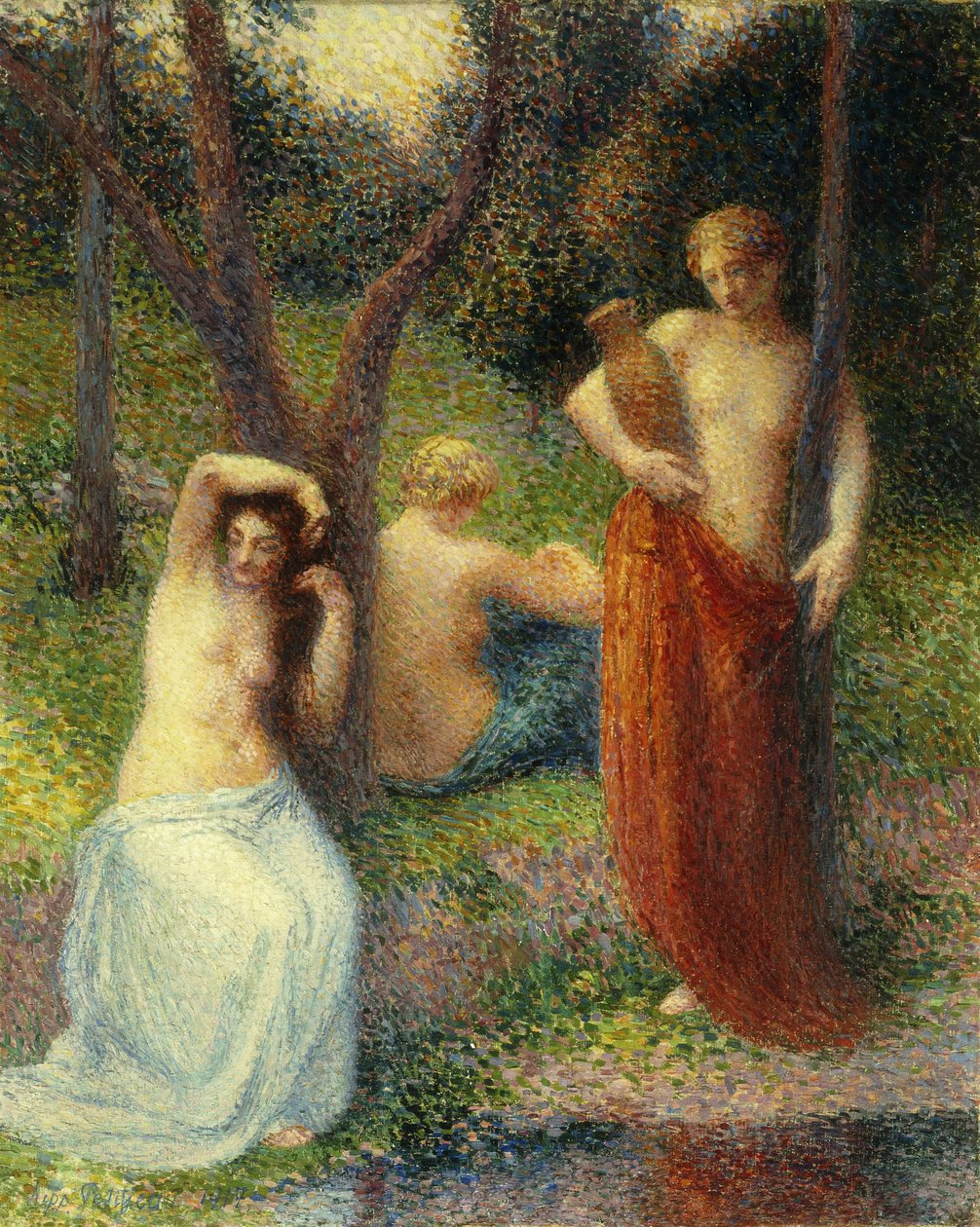De tre nåderna; Les Trois Graces, 1917 av Hippolyte Petitjean