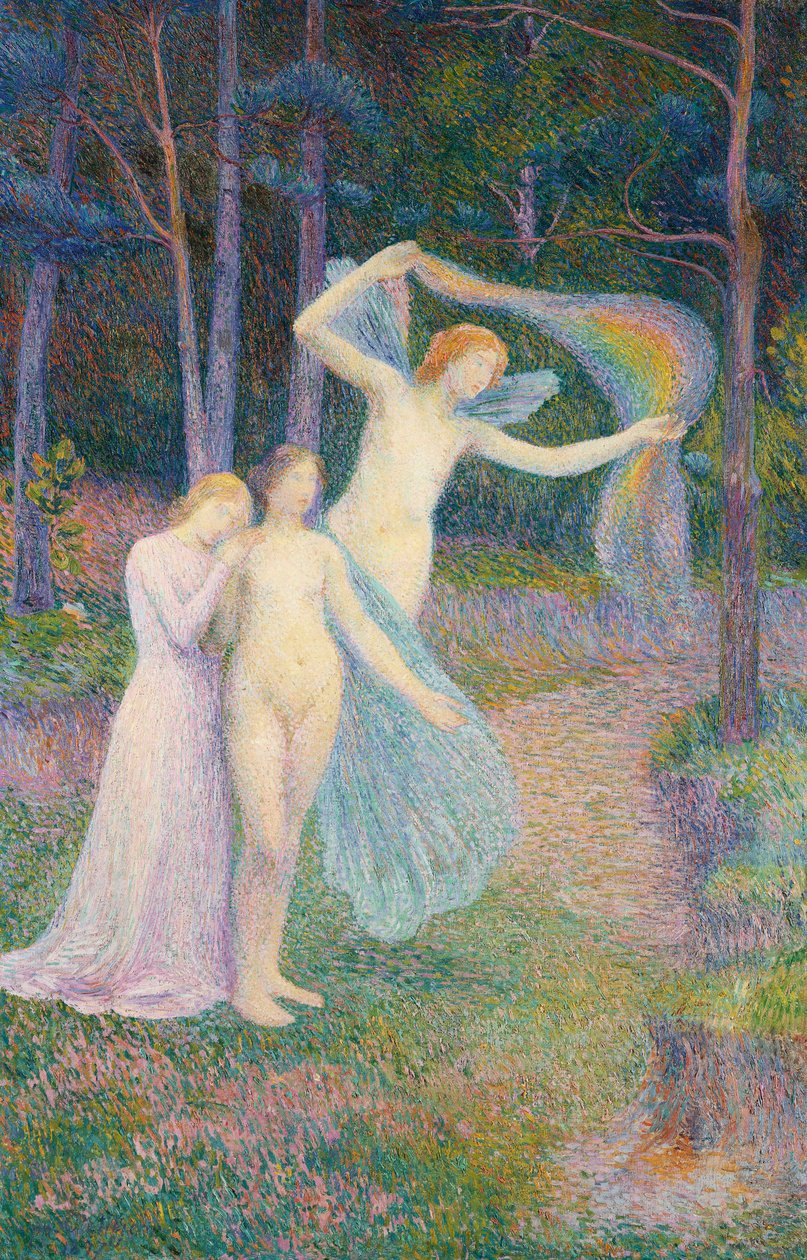 Kvinnor bland träden, 1897 av Hippolyte Petitjean