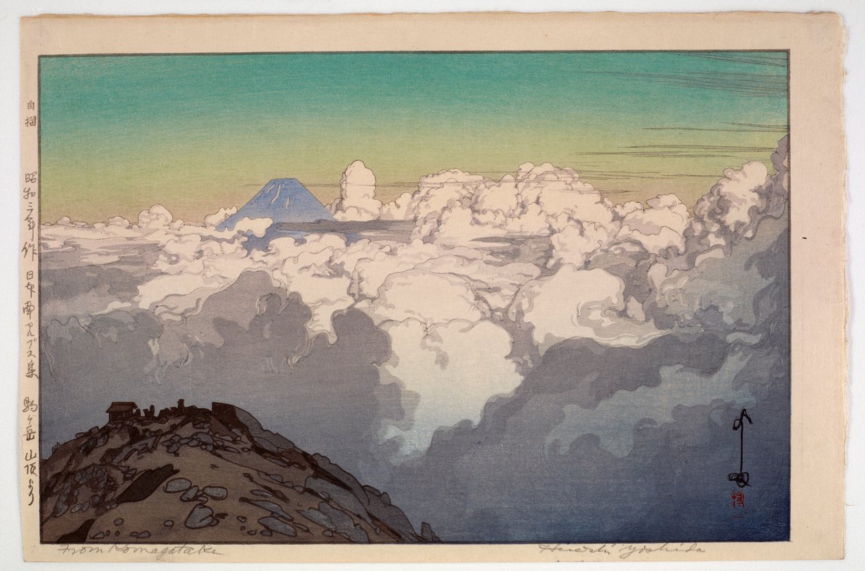 Från Summit of Komagatake, från serien The Southern Japan Alps av Hiroshi Yoshida