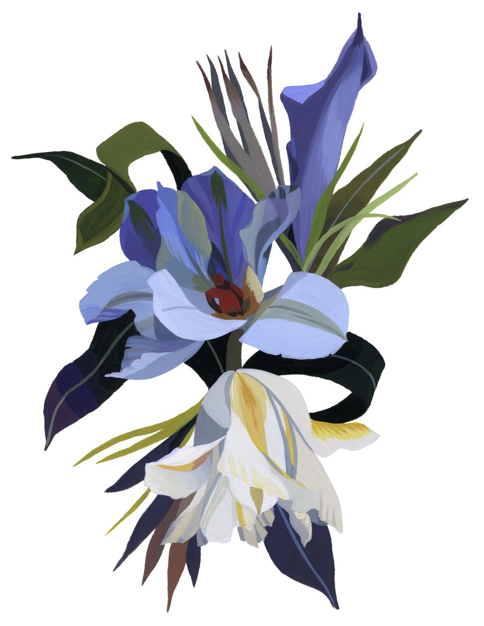 En imaginär blomma baserad på tulpanmotivet. av Hiroyuki Izutsu