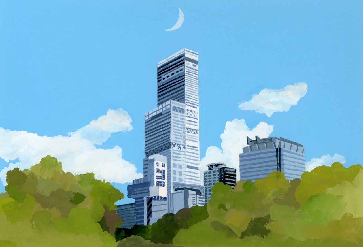 Osaka Abeno Harukas, 2016 av Hiroyuki Izutsu