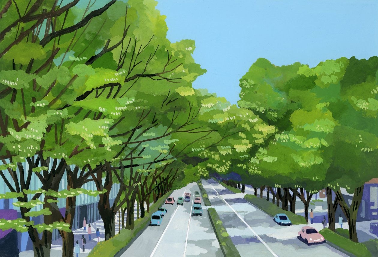 Tokyo, Omote Sand, Harajuku av Hiroyuki Izutsu