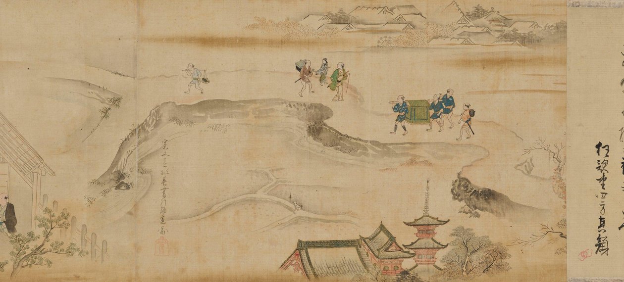 Scener från teatrarna och Yoshiwaras nöjeskvarter av Hishikawa Moronobu