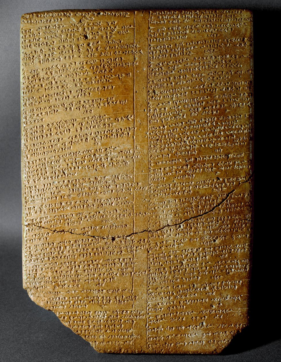Hettitisk civilisation: kilskriftstavla som transkriberar ritualen från Amihatna, överstepräst för den gudomliga Ishara, från platsen för Hattusa (nuvarande Bogazkoi) 1650-1200 f.Kr. Istanbuls arkeologiska museum av Hittite