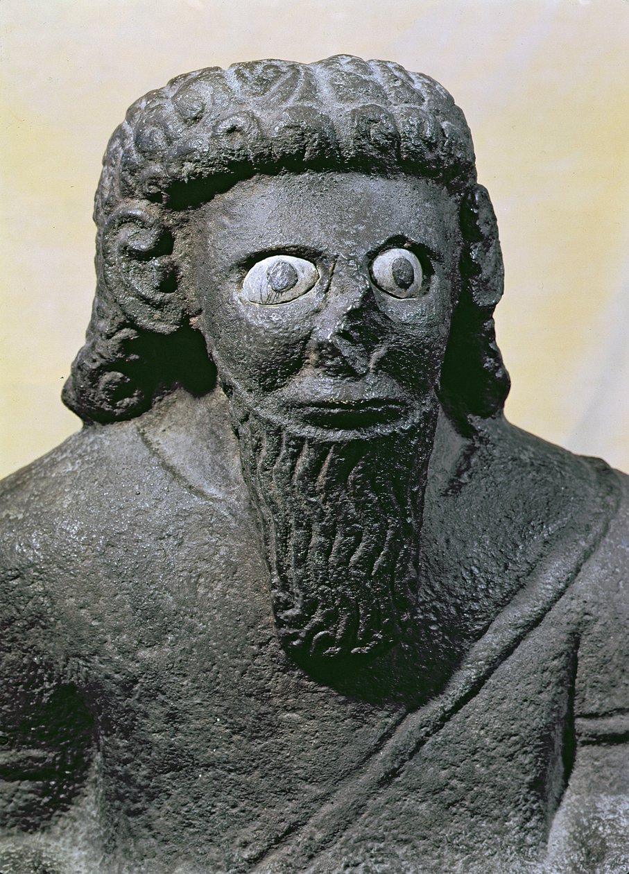 Kung Hadad, från palatset i Tell-Halaf, Syrien av Hittite
