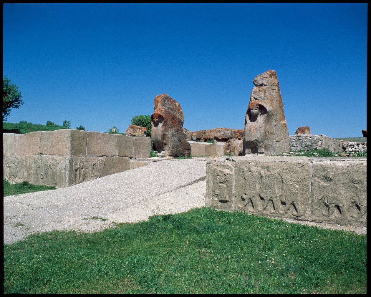 Utsikt över Sfinxens port av Hittite Hittite