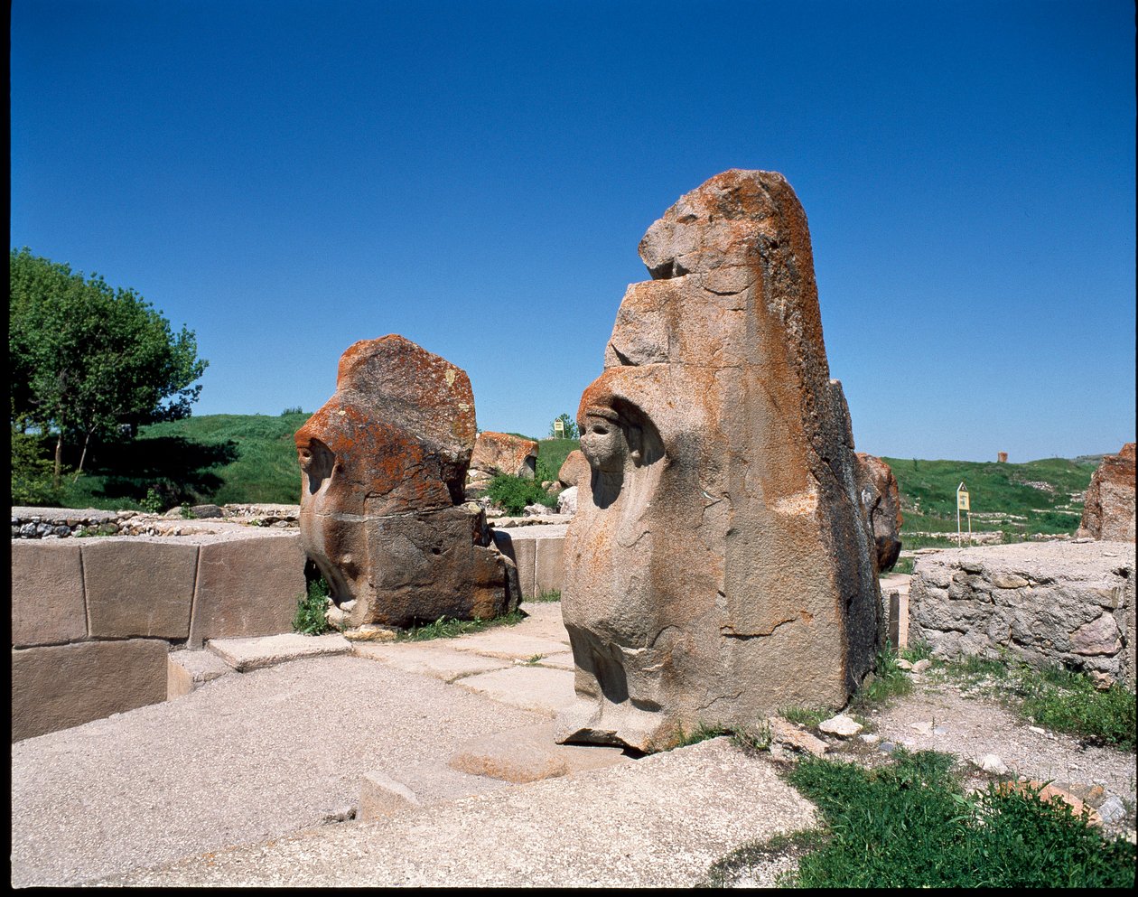 Utsikt över Sfinxens port av Hittite Hittite