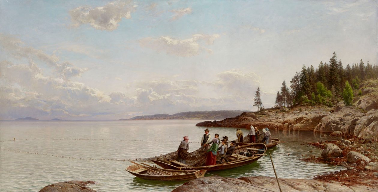 En morgon i den finska skärgården av Hjalmar Munsterhjelm