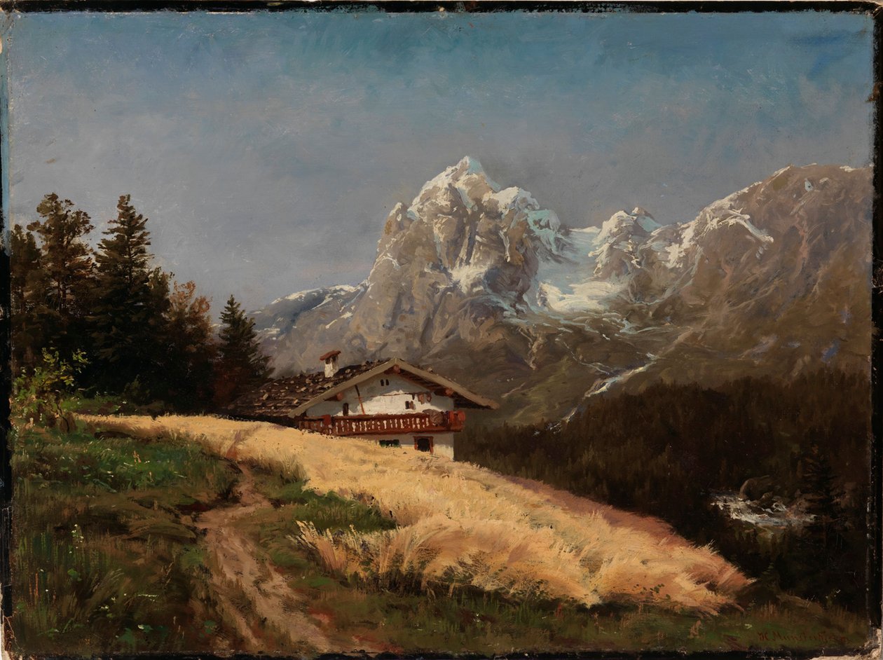 Utsikt från Ramsau av Hjalmar Munsterhjelm