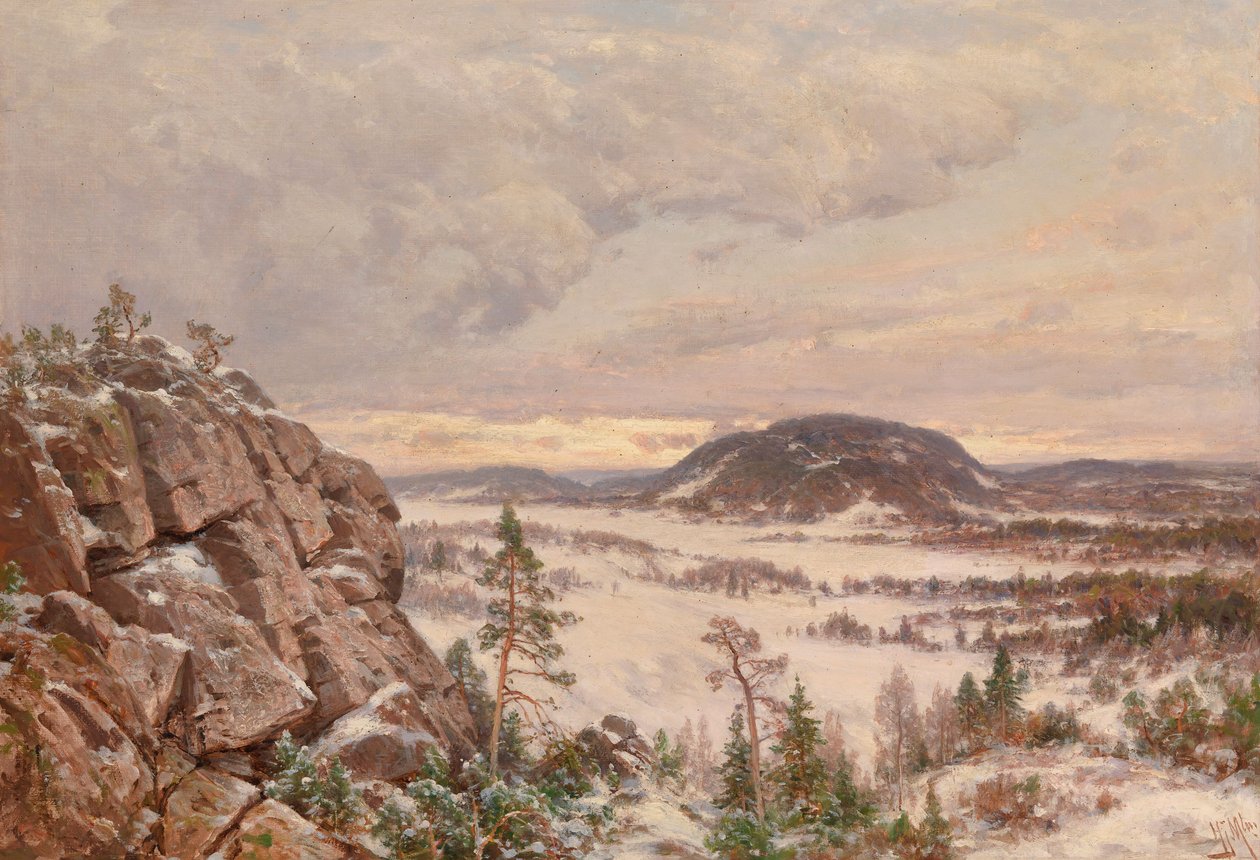 Vintermorgon av Hjalmar Munsterhjelm