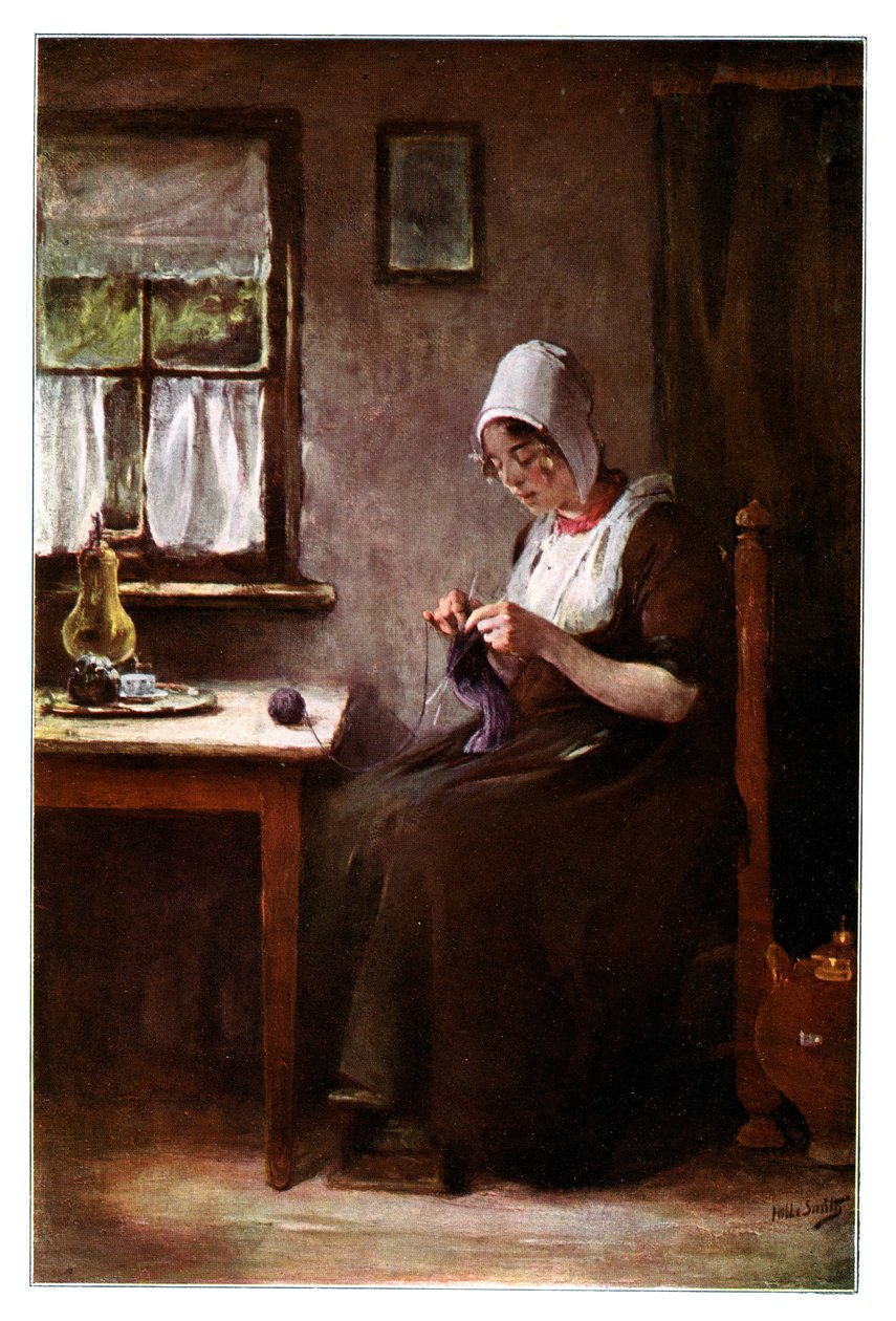 Stickande fiskare, 1901. av Hobbe Smith