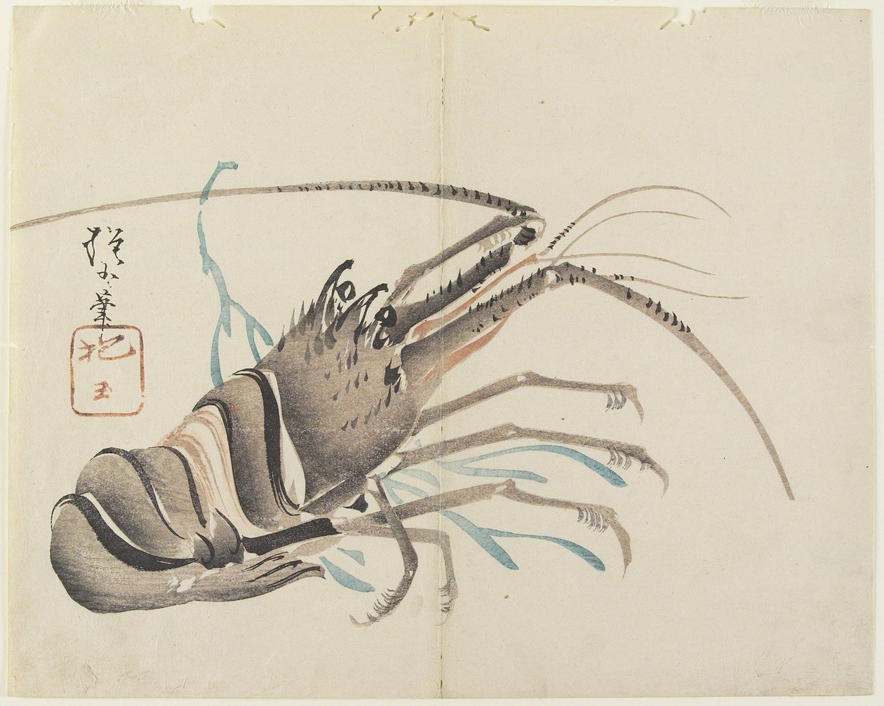 (kräftor), ca 1830 av Hogyoku