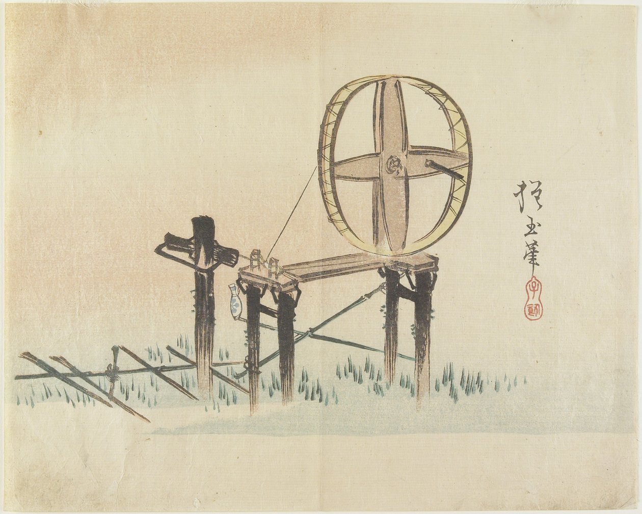 (snurrande hjul), ca. 1830 av Hogyoku