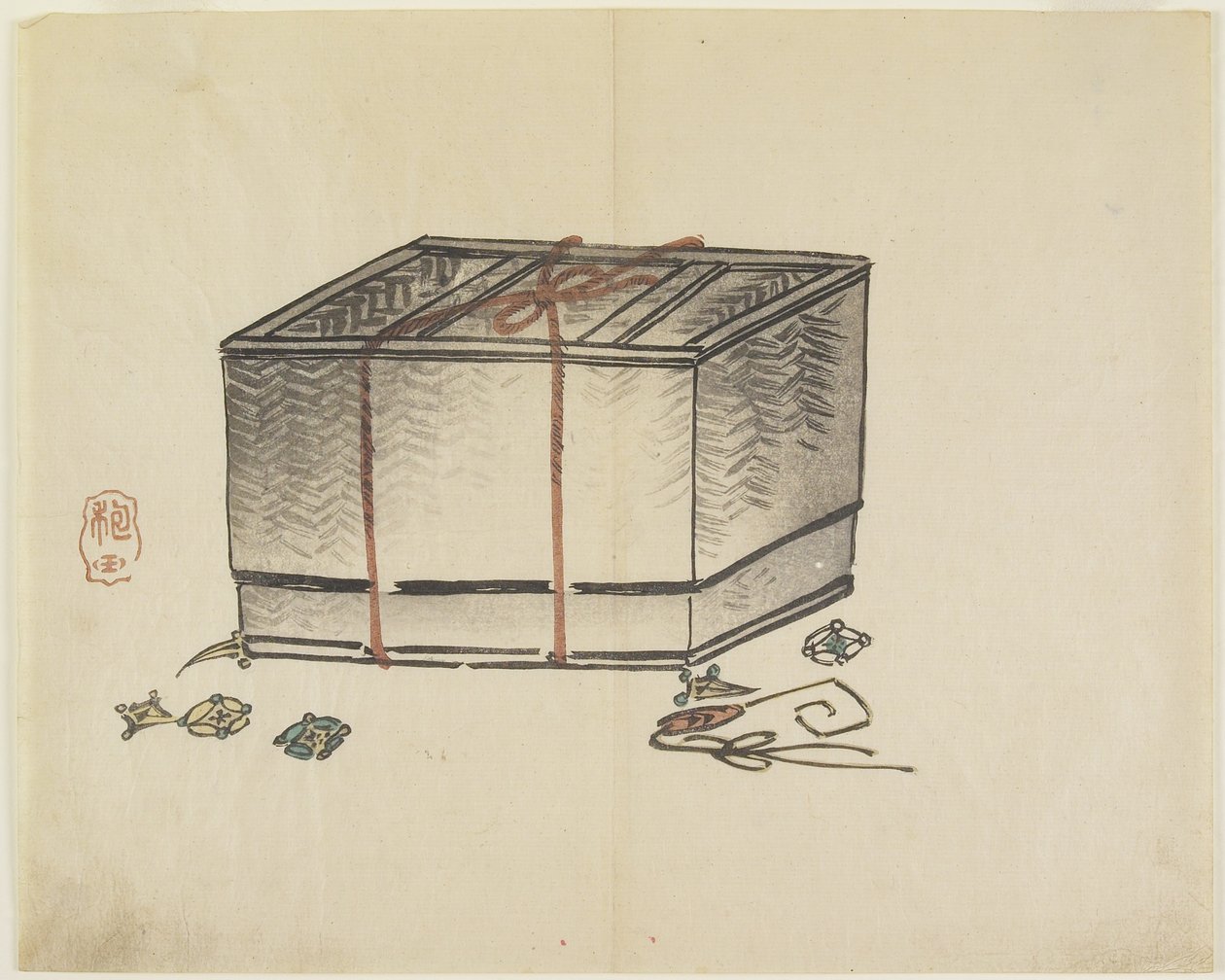 (Flätningslåda), ca. 1830 av Hogyoku