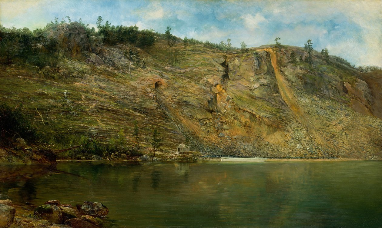 Järngruvan, Port Henry, New York av Homer Dodge Martin