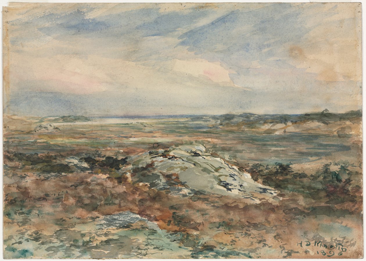 Landskap, 1896. av Homer Dodge Martin