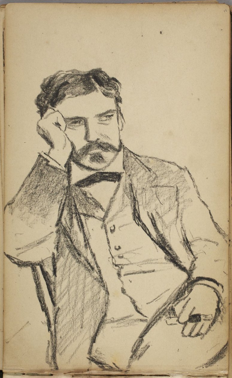 Porträtt av en man av Homer Dodge Martin