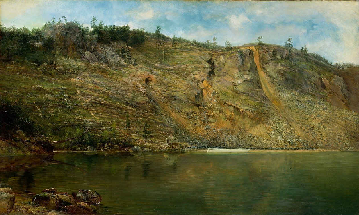 Järngruvan, Port Henry, New York av Homer Dodge Martin