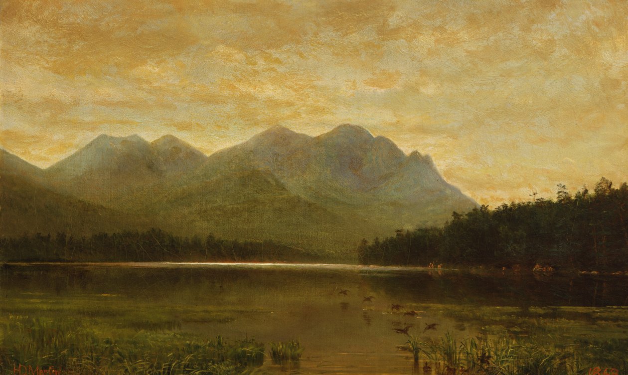 Upper Ausable Lake, 1868. av Homer Dodge Martin