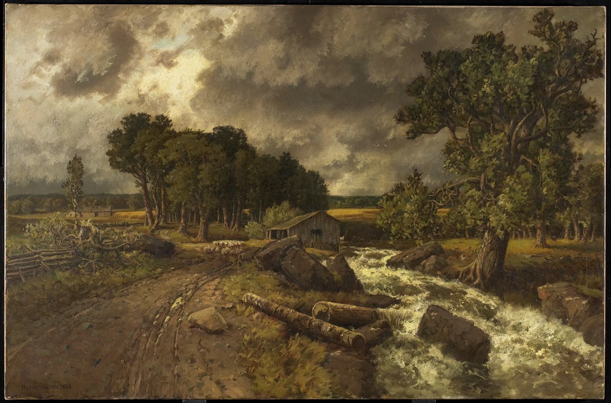 Den gamla kvarnen, 1886 av Homer Watson