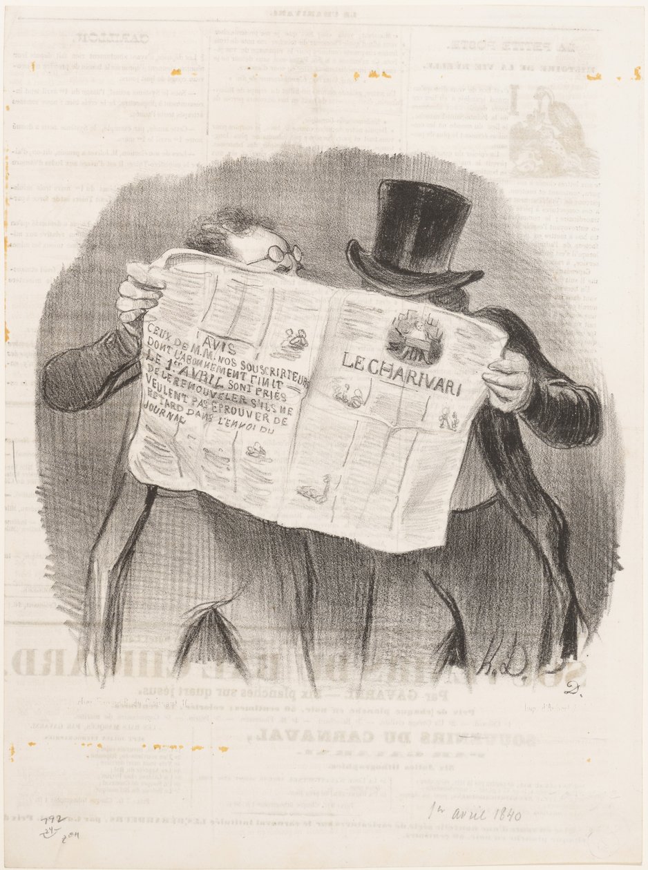 Advice to Subscribers av Honoré Daumier