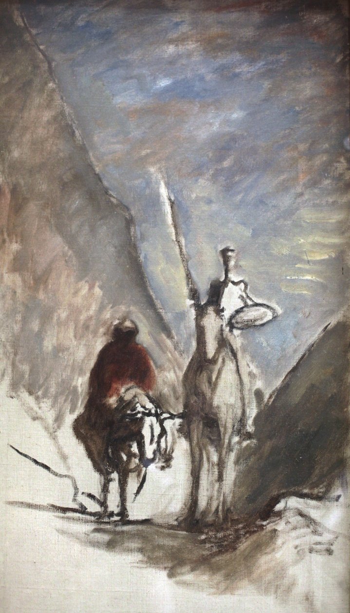 Don Quixotte and the Dead Mule av Honoré Daumier