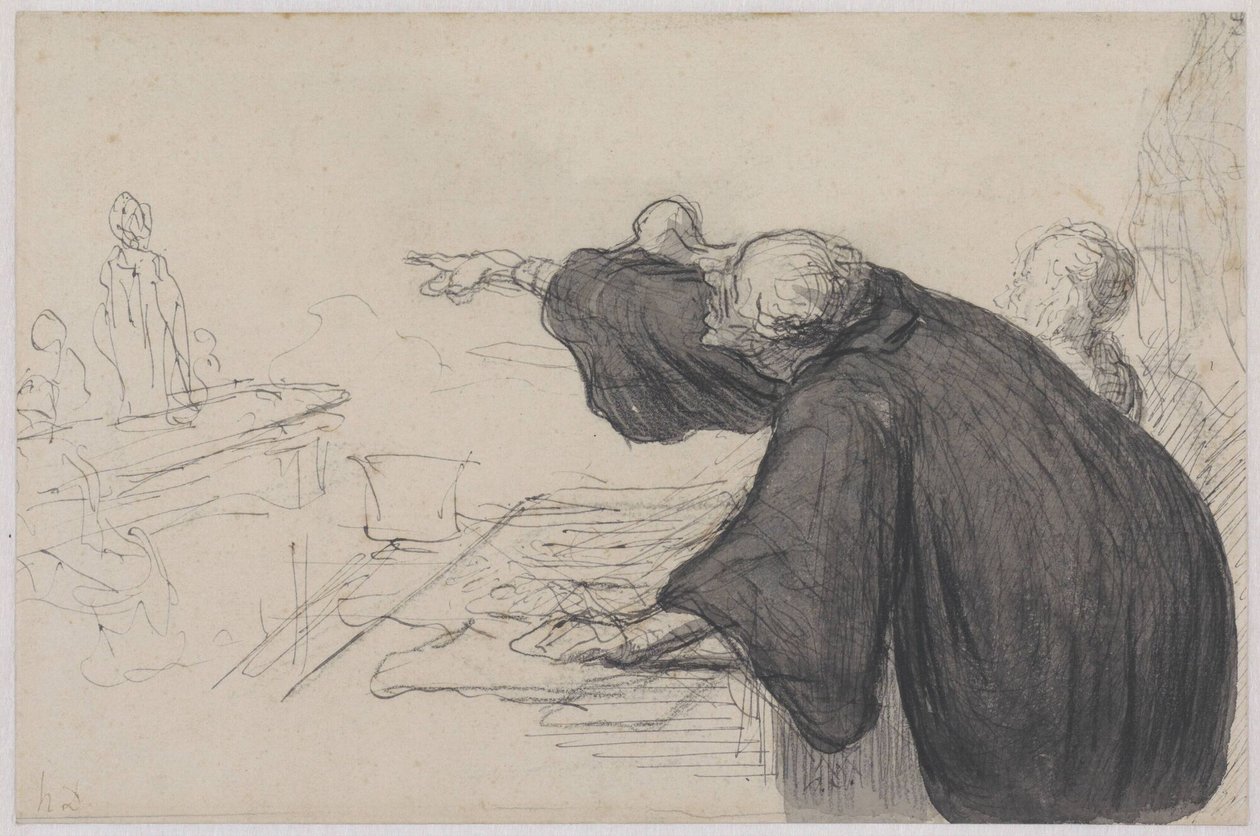 Det avgörande argumentet av Honoré Daumier