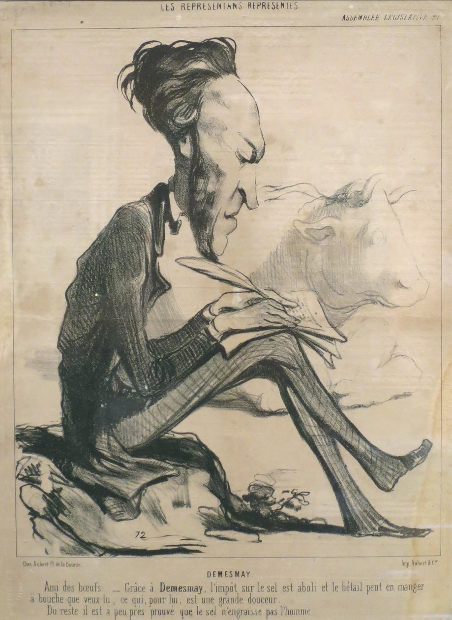 Ph. Auguste Demesmay  av Honoré Daumier
