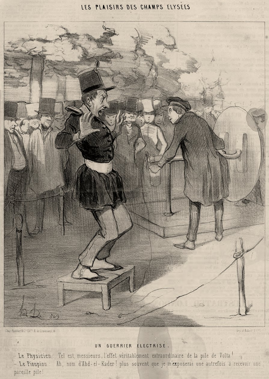 Pleasures of the Champs Elysées av Honoré Daumier