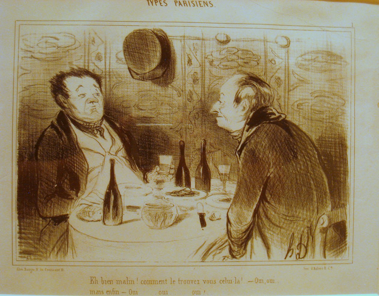 Types Parisiens av Honoré Daumier