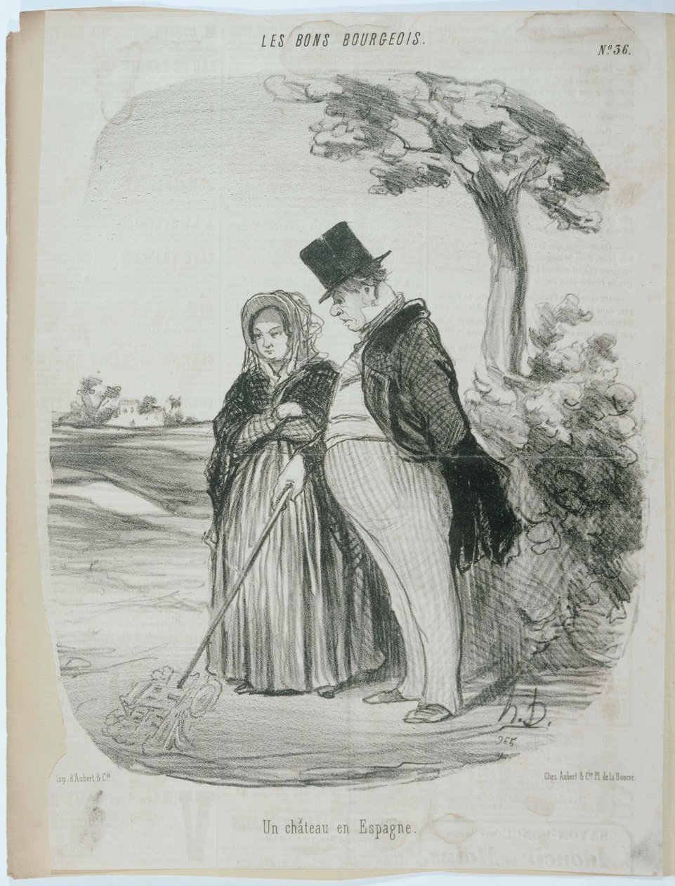 En slott i Spanien av Honoré Daumier
