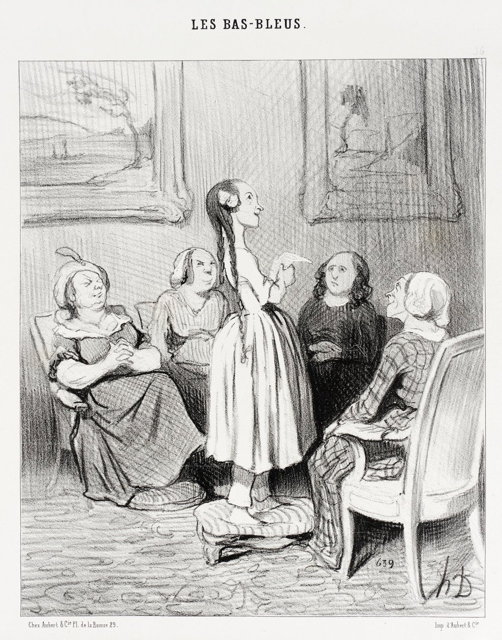...dussent-ils me maudire av Honoré Daumier