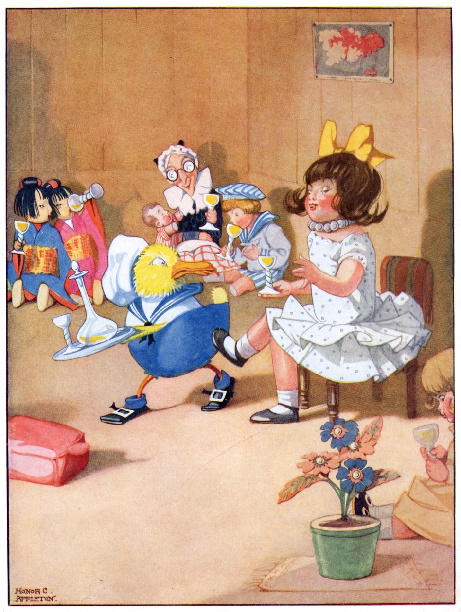 Jag är nästan rädd att han sträckte ut tungan, illustration från 