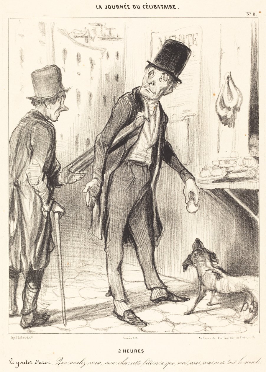 2 timmar av Honoré Daumier