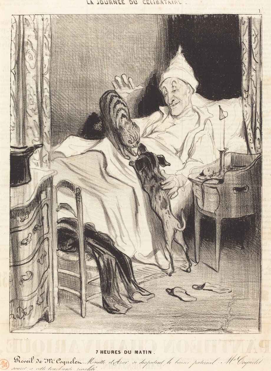 07:00 av Honoré Daumier