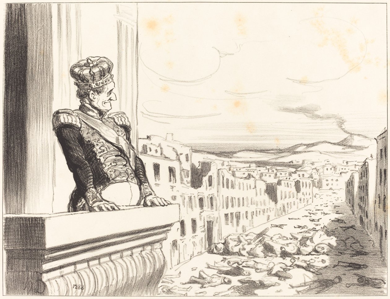 In Neapel - The best of kings... (1:a plattan) av Honoré Daumier