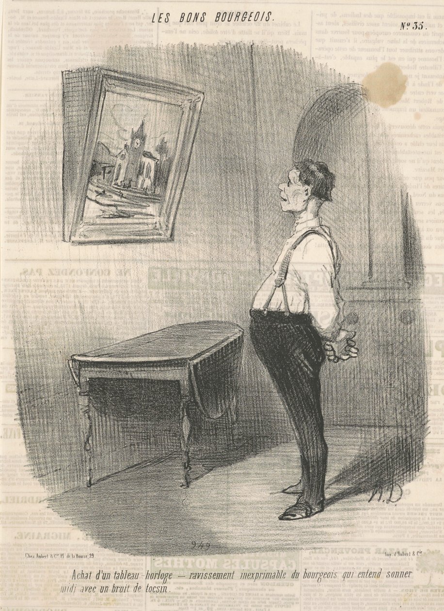 Köpa en klockbräda av Honoré Daumier